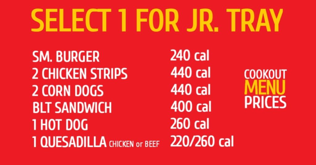 Cookout Menu With Updated Prices - [2024]